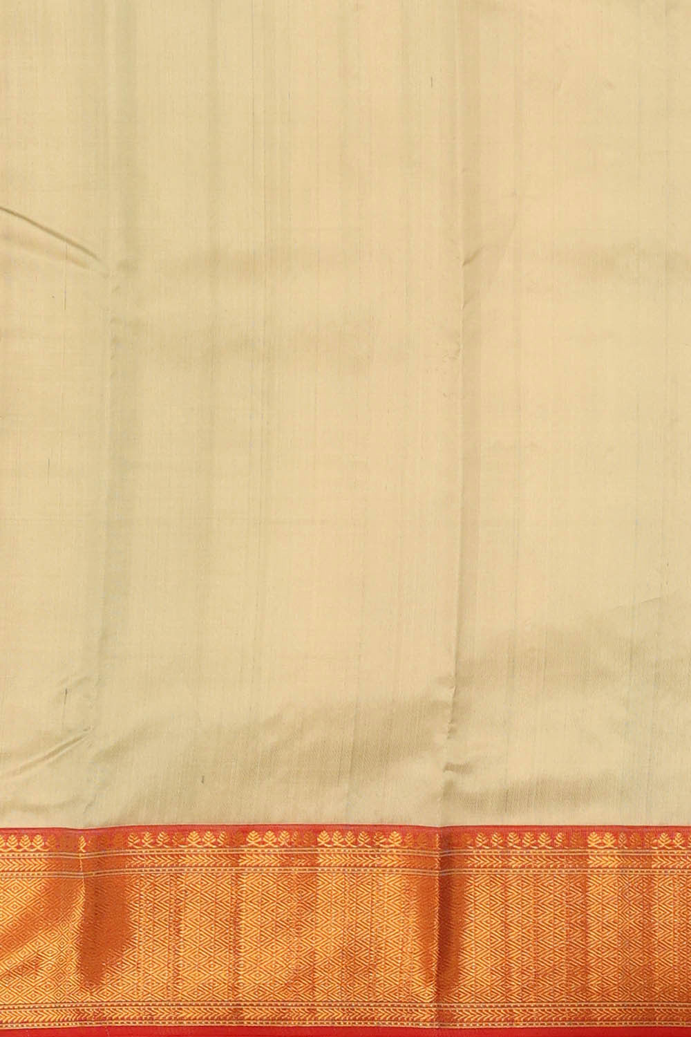 Image of Chanderi Silk Cream Saree